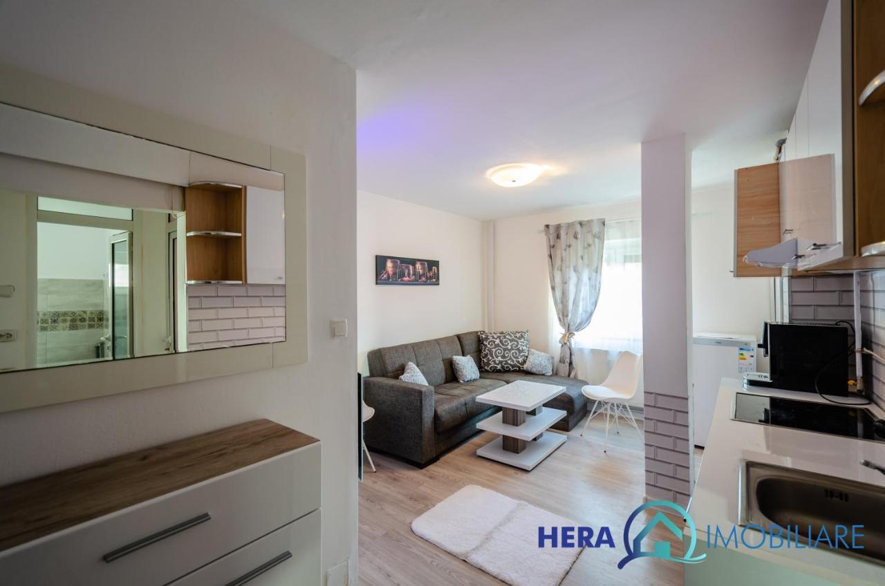 Ferienwohnung Alfa Apartament Living Si Dormitor Arad Exterior foto