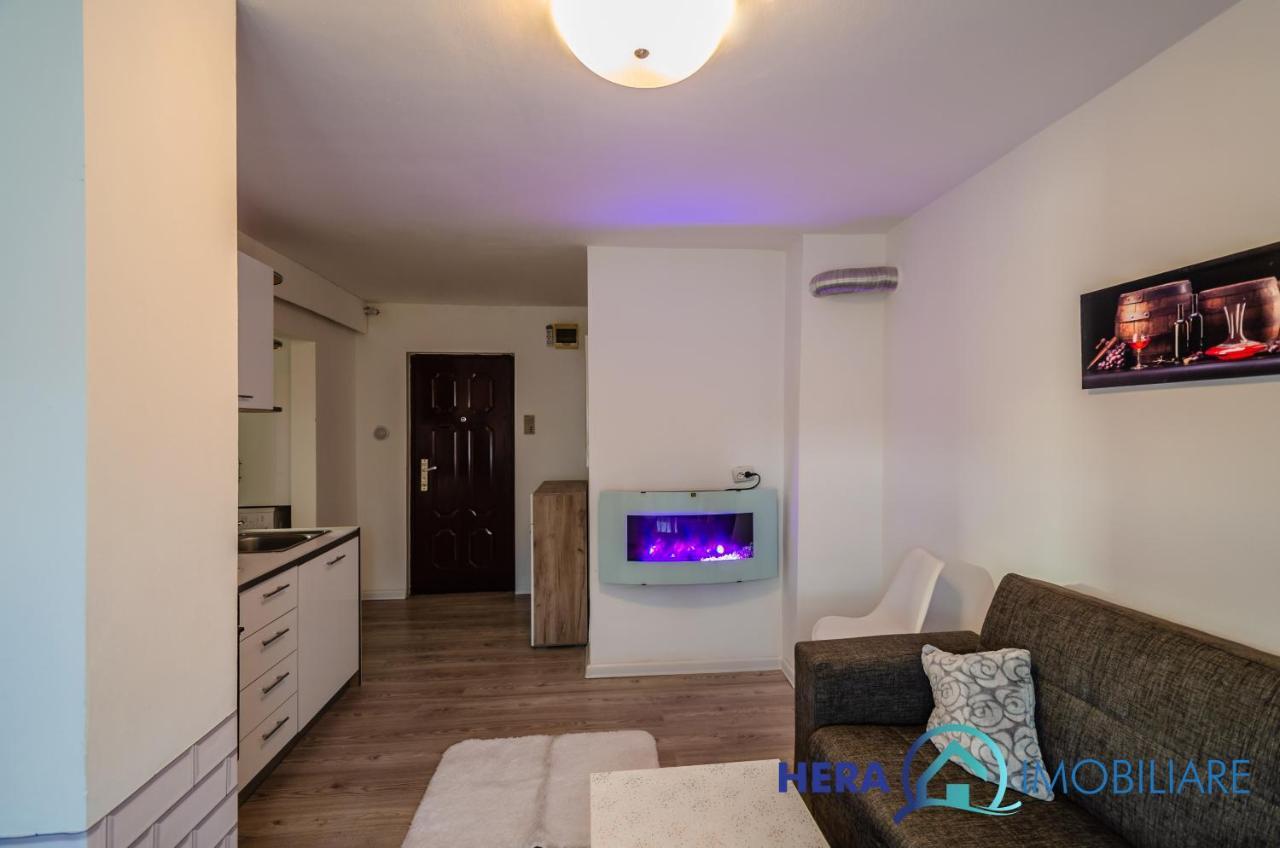 Ferienwohnung Alfa Apartament Living Si Dormitor Arad Exterior foto